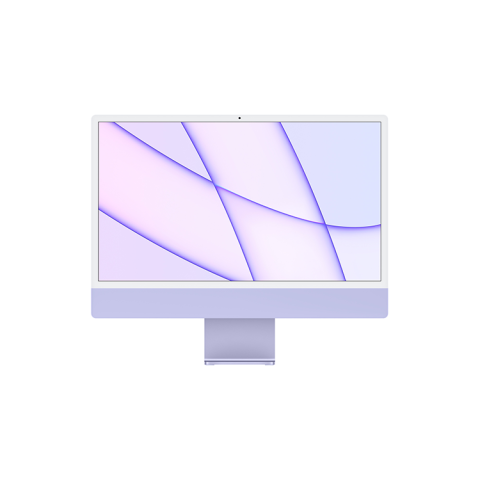 iMac 24" Retina 4,5K, (M1 8C CPU, 8C GPU), 8 ГБ, 512 ГБ SSD, фиолетовый
