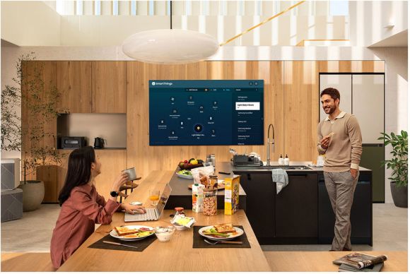 Телевизор Samsung 65" серия 7 QLED 4K Smart TV 2021 Q70A серый