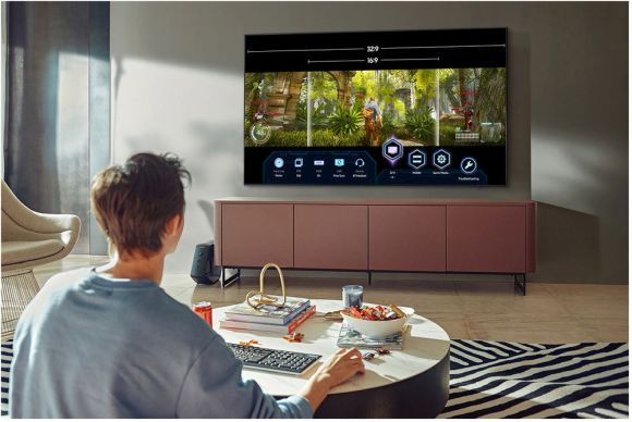 Телевизор Samsung 55" серия 7 QLED 4K Smart TV 2021 Q70A серый